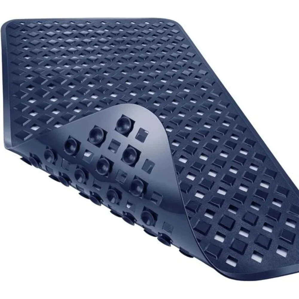 Bathtub Mat Non Slip, 27.5x15.5 Inch Shower Mat with Drain Holes